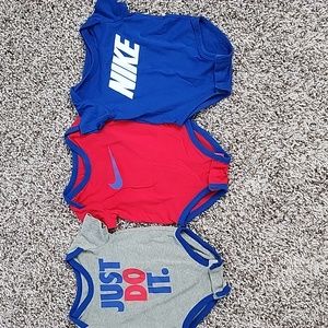 3 Pcs Nike 6 Months Baby Clothes